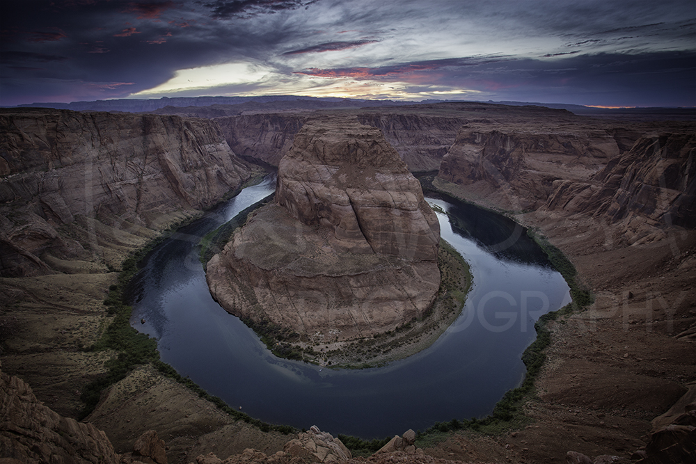 Horseshoe Canyon Sunset Photography